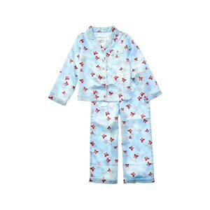 Preppygoose 2Pc Disco Cherry Pajama Set, Blue